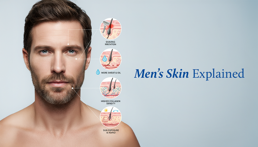 Men's skin explained