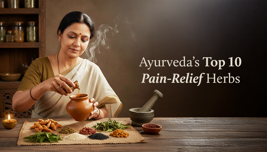 10 Ayurvedic Herbs That Are Scientifically Proven To Reduce Pain & Swelling Naturally.
