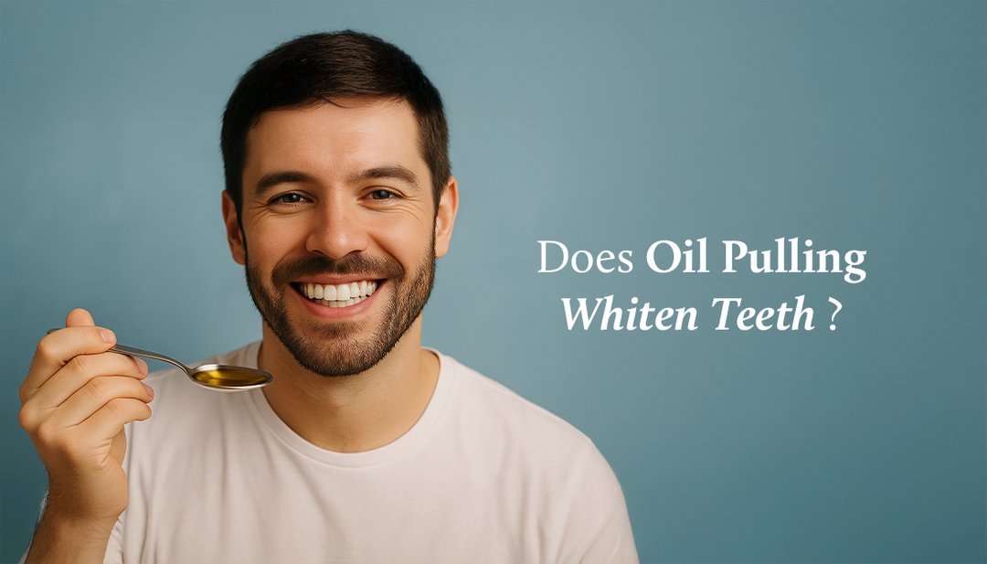 Does oil pulling whiten teeth?