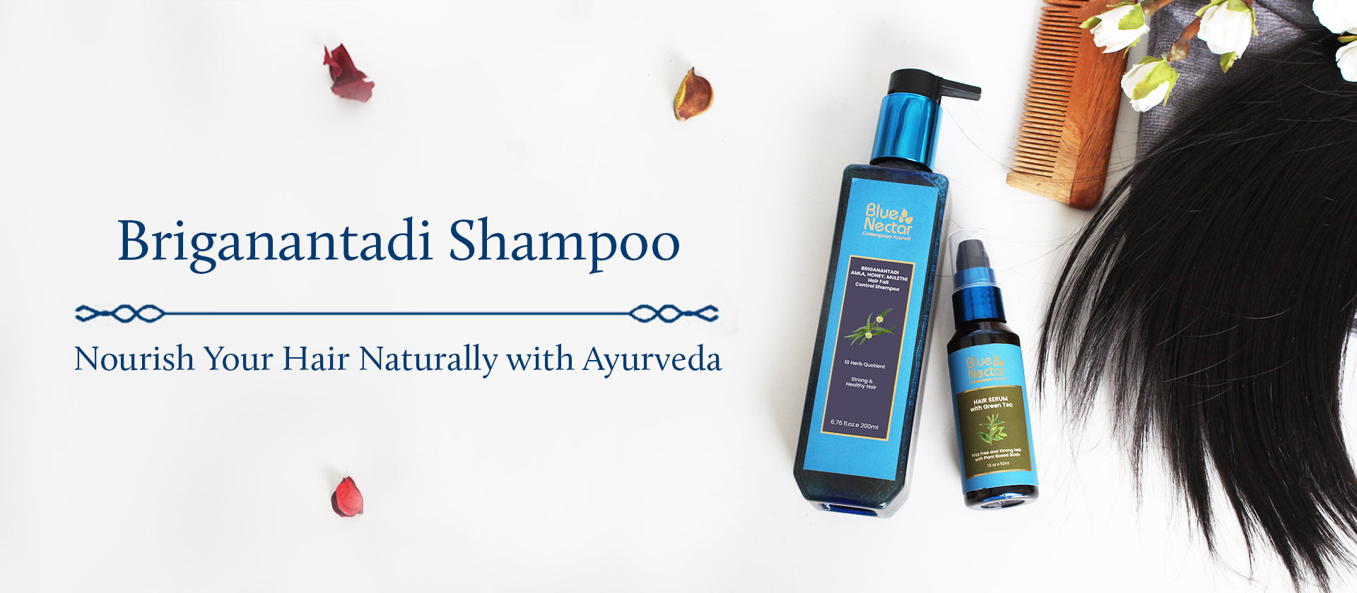 Hair Shampoo and Conditioners for soft and silky hair.