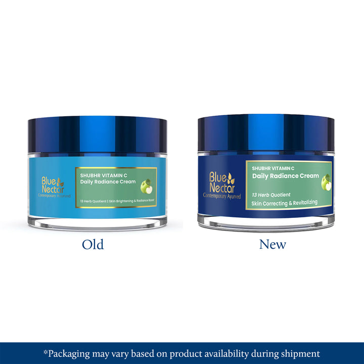 Shubhr Vitamin C Daily Radiance Cream for Men | Skin Brightening & Radiance Boost(13 Herbs, 1.8 oz)