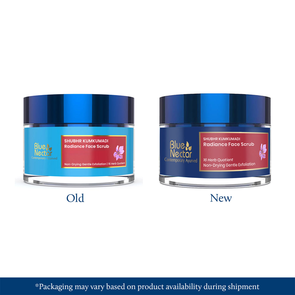 Kumkumadi face scrub new look