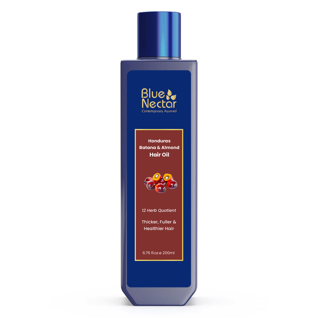 Honduras Almond & Batana Hair Oil for Thicker & Fuller Hair (12 Herbs)(6.8 fl oz)