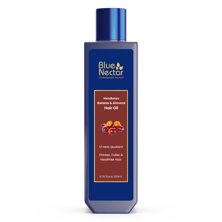 Honduras Almond & Batana Hair Oil for Thicker & Fuller Hair (12 Herbs)(6.8 fl oz)