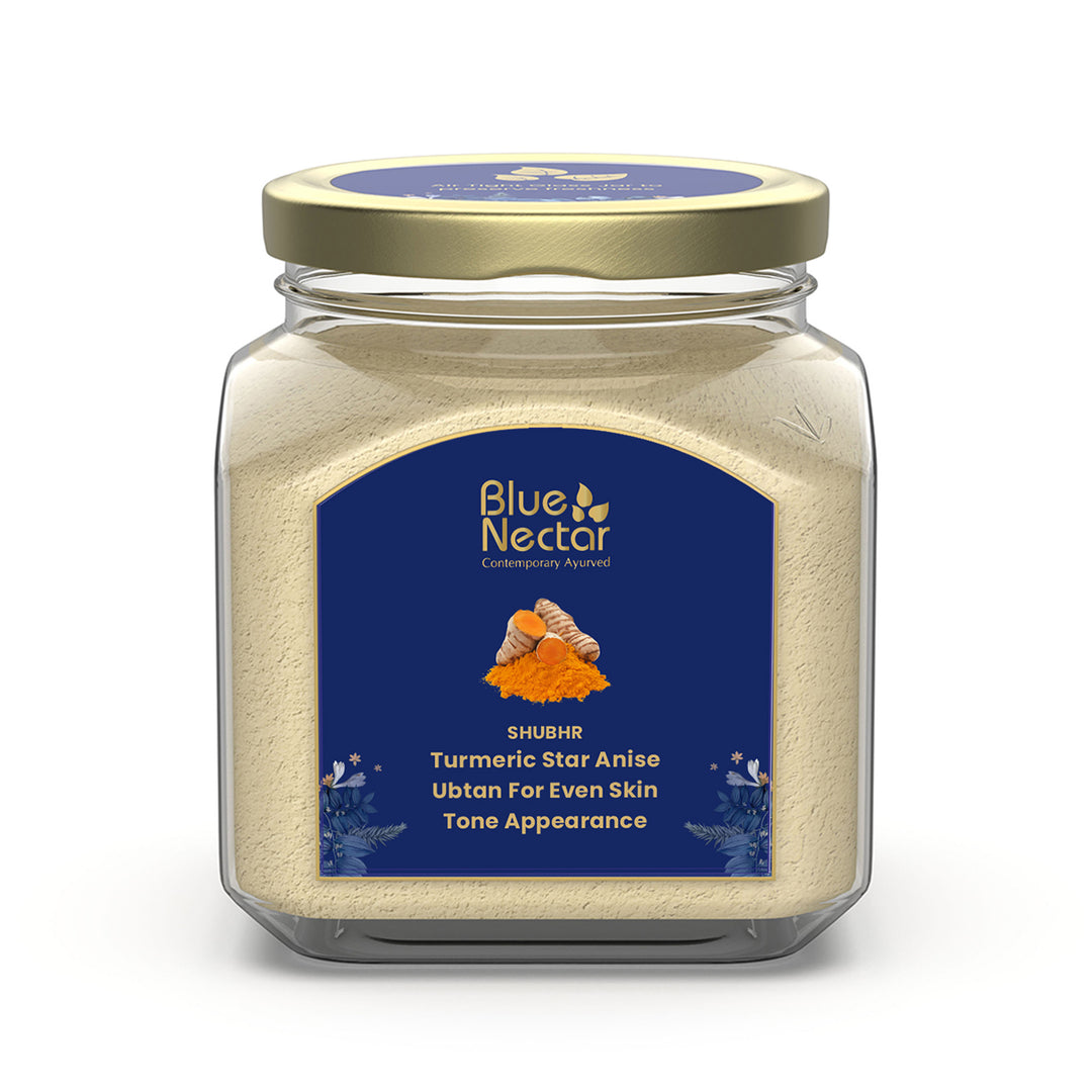 Turmeric star anise ubtan for even skin tone