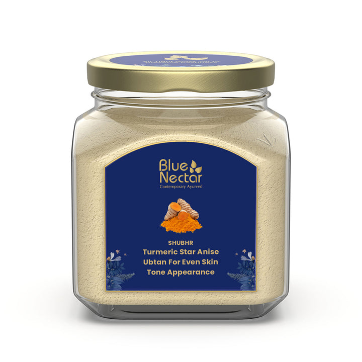 Turmeric star anise ubtan for even skin tone