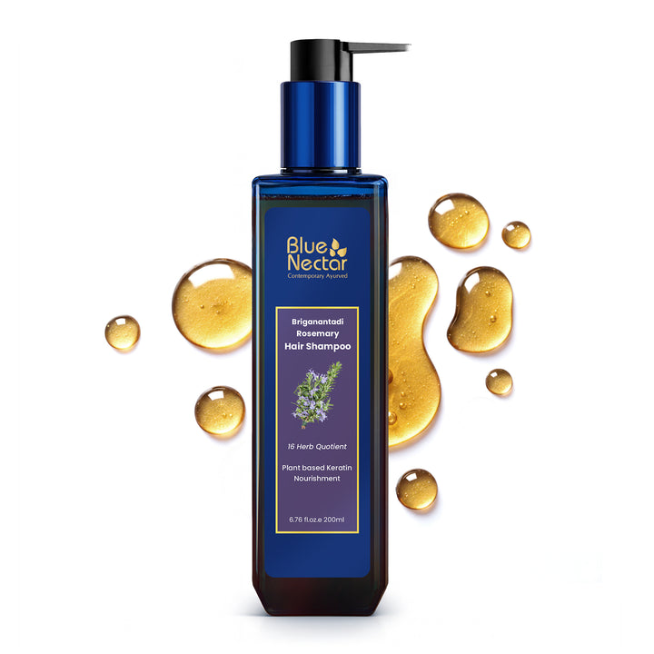 Rosemary hair shampoo with plant based keratin