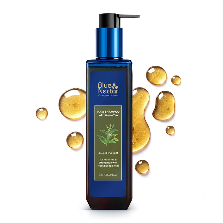 Green Tea Shampoo for Frizz Free Hair
