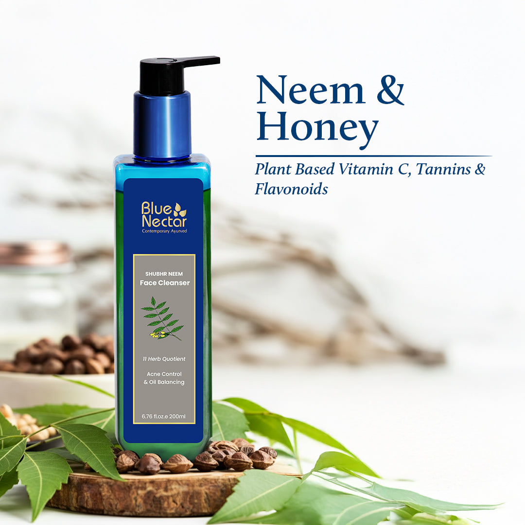 Acne face wash with neem & honey