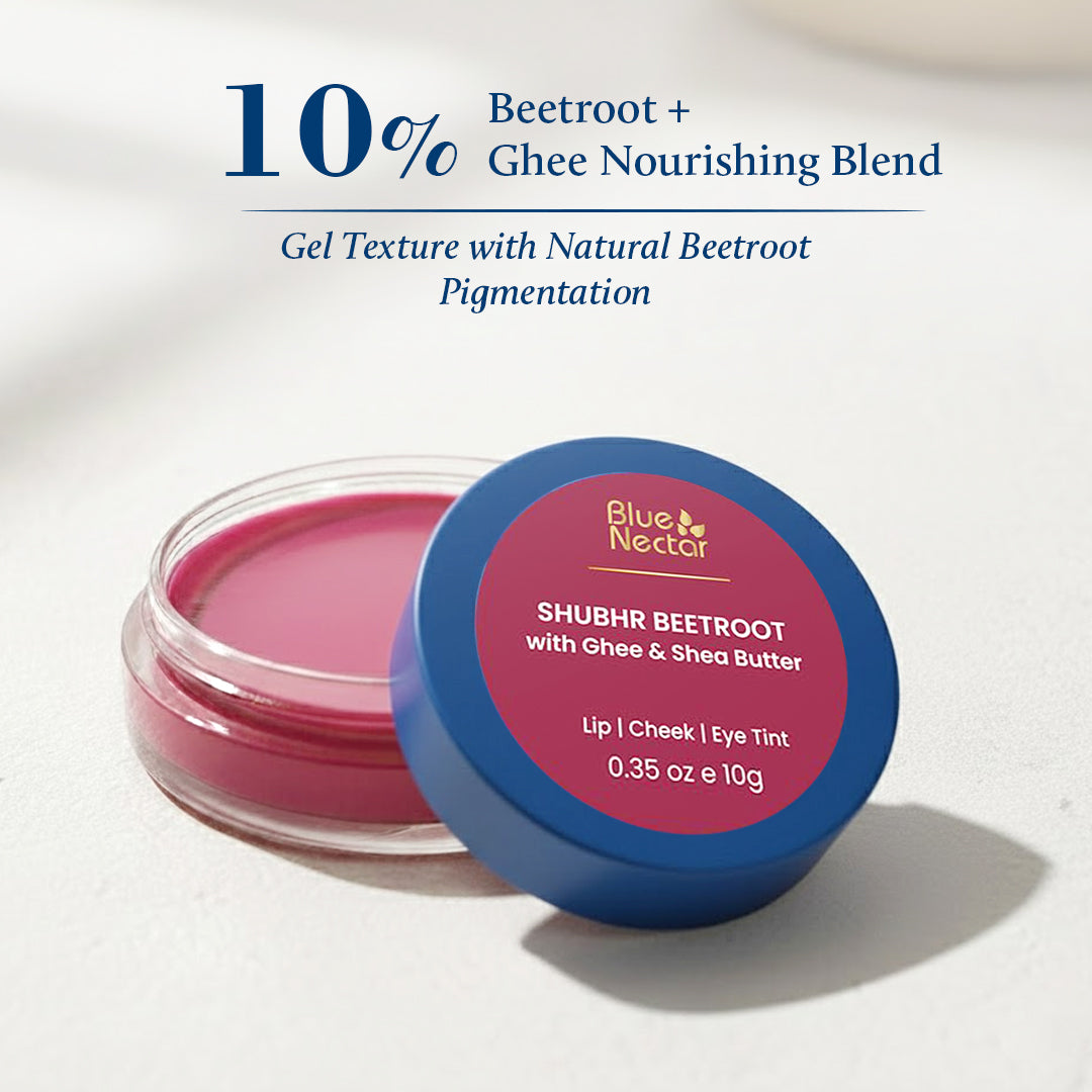 10% beetroot & ghee Natural cheek and lip tint