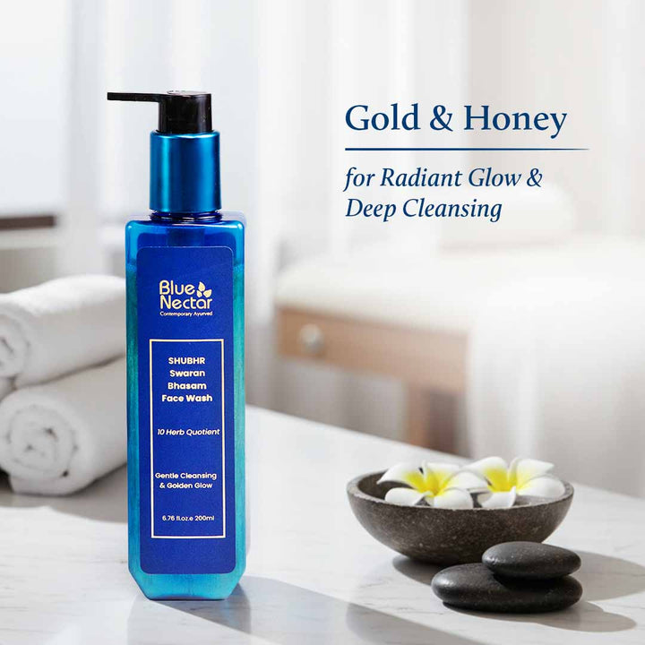 Gold face wash for golden glow | Gold & Honey