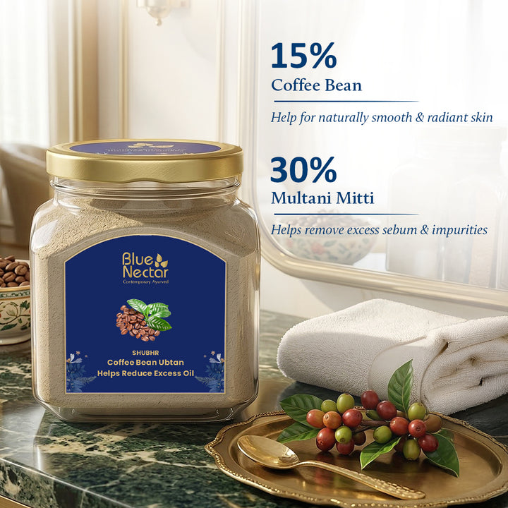 Coffee bean ubtan for oily skin | 30% Multani mitti