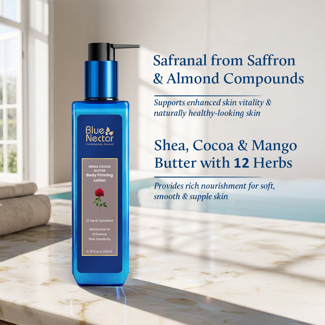 Cocoa butter stretch mark body lotion | Sffron & Almonds