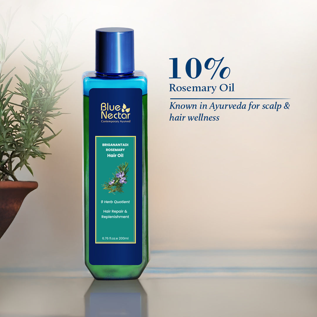 Rosemary hair oil with 10% rosemary oil