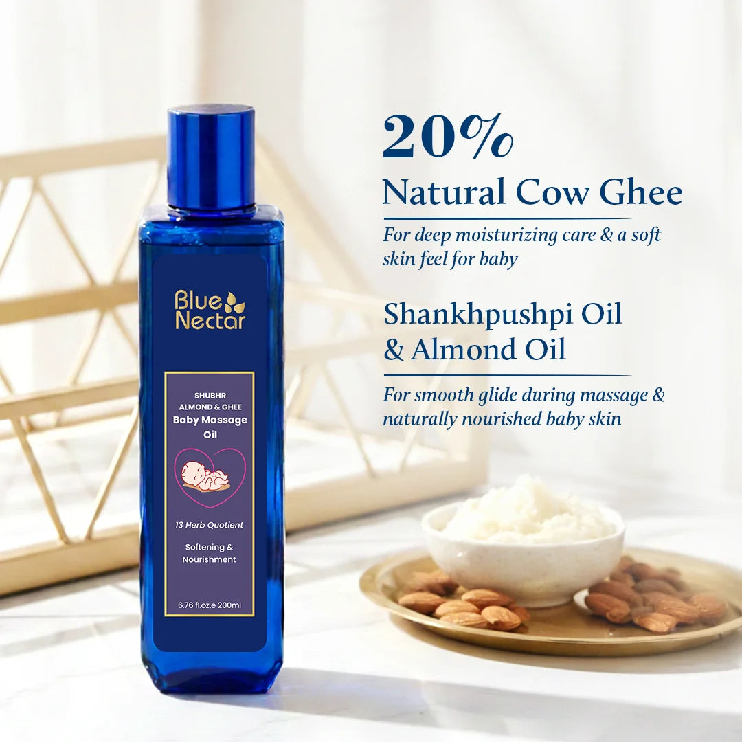 Baby massage oil for nourishment | 20% Natural cow ghee