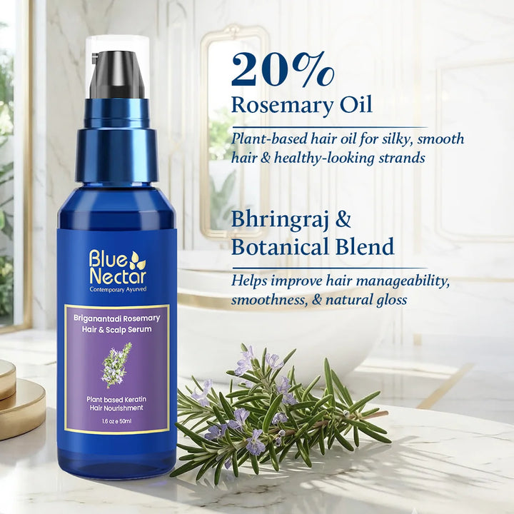 Rosemary serum for scalp and hair growth| 20% rosemary oil