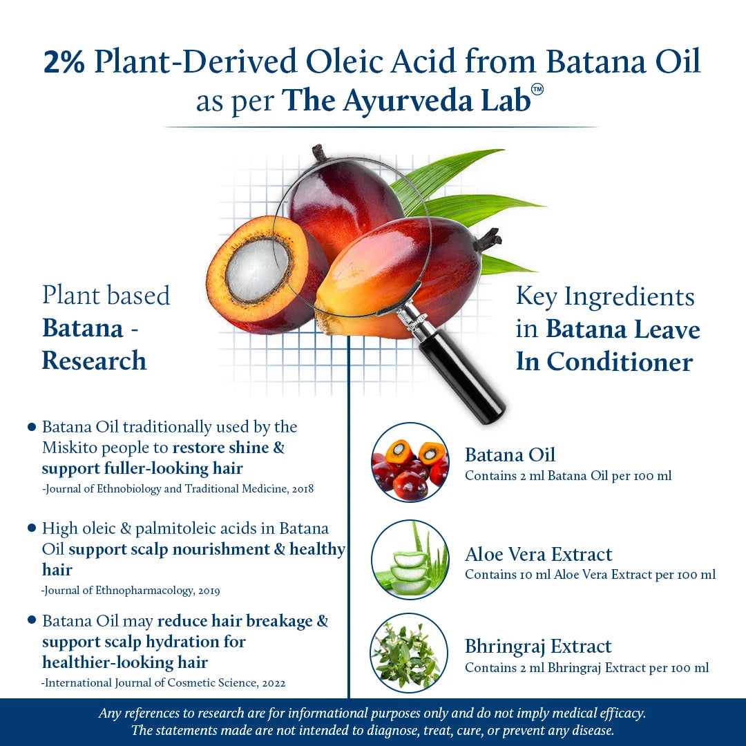 Btana Leave in conditioner for thicker, fuller hair | The ayurveda lab