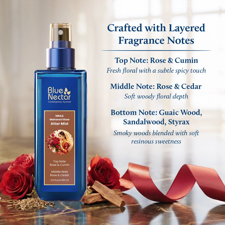 Maharani rose attar mist | Top noe- Rose & Cumin
