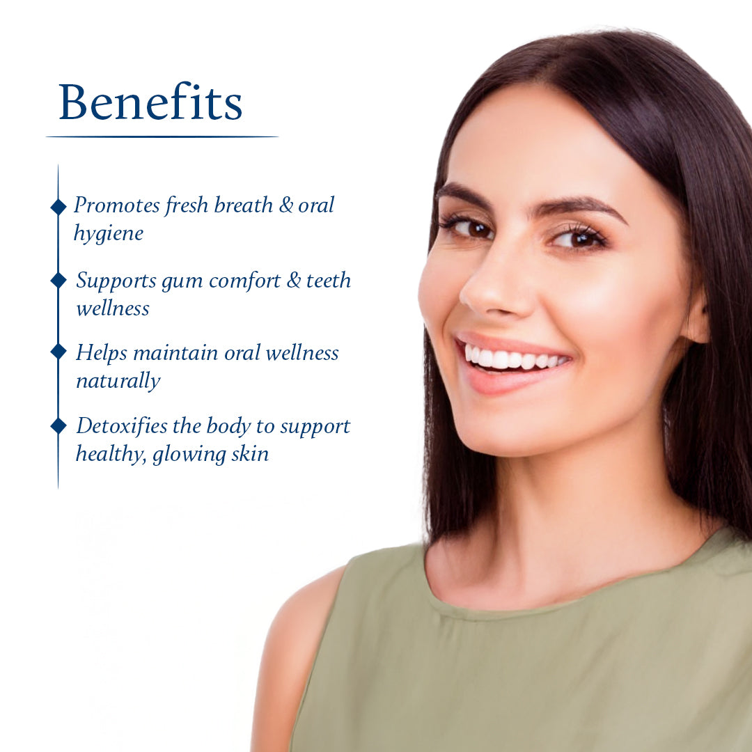 Ayurvedic Oil Pulling Mouthwash with Coconut and Sesame Oil for Oral Care & Fresh Breath(9 Herbs)