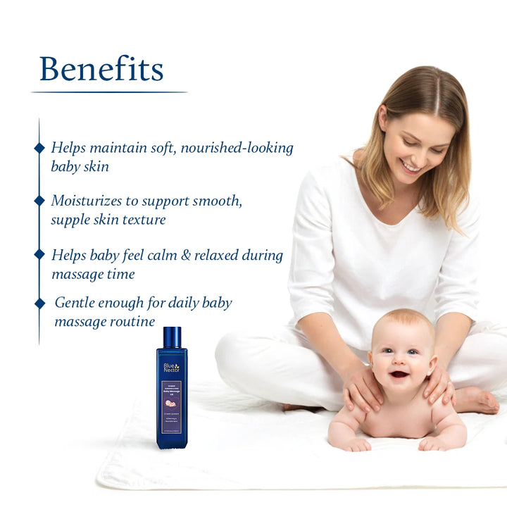 Baby massage oil for nourishment benefits