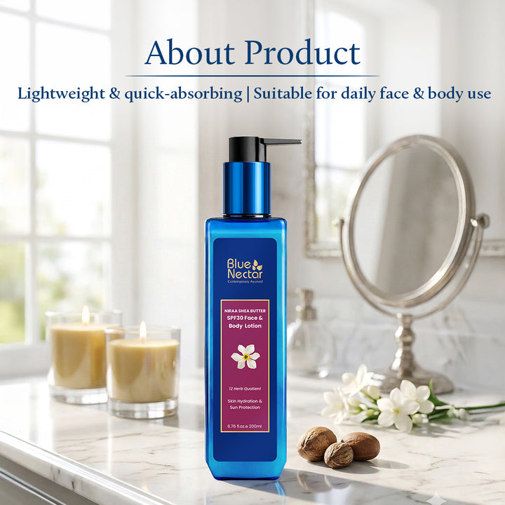Shea butter spf 30 vody lotion | Suitable for body & face
