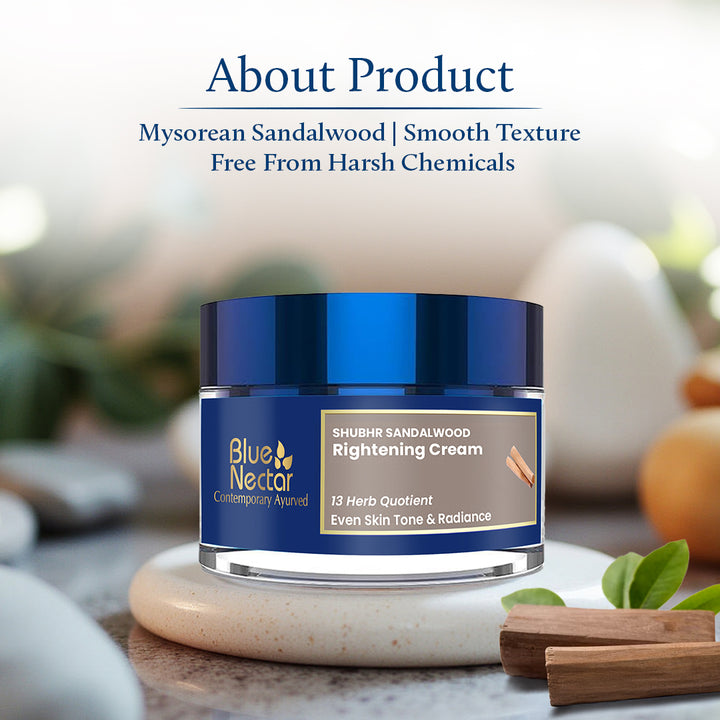 Organic sandalwood face cream