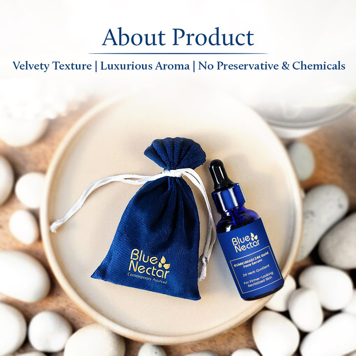 Kumkumadi 24k Gold Serum with no chemicals
