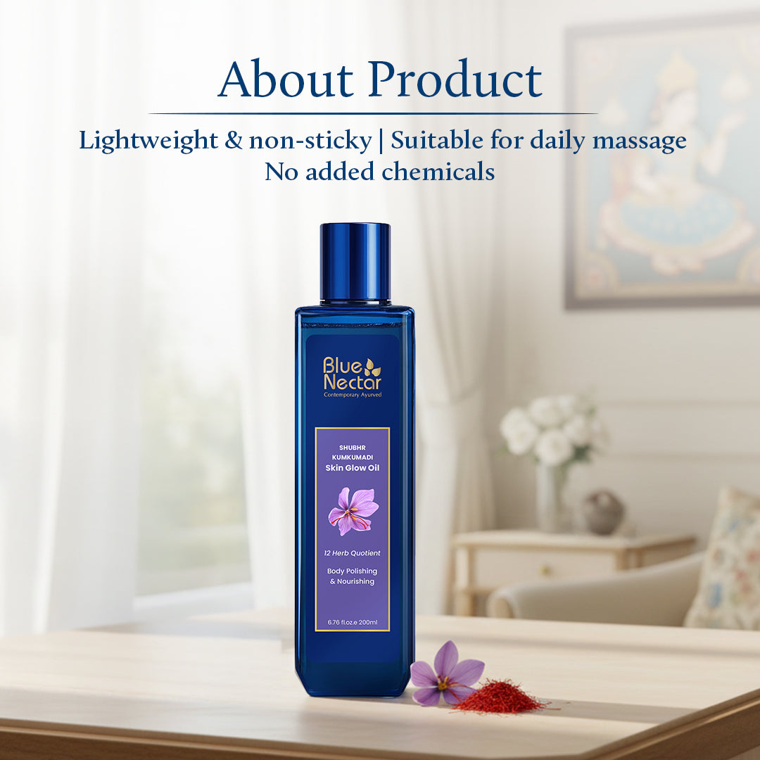 Kumkumadi bodyoil for skin glow | Suitable for daily massage