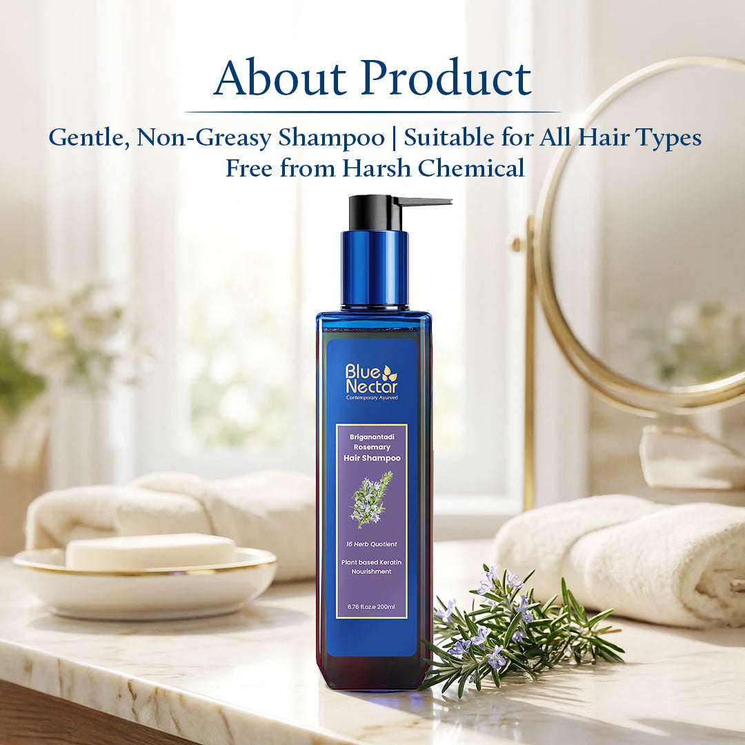 Rosemary hair shampoo with plant based keratin | Chemiacl free