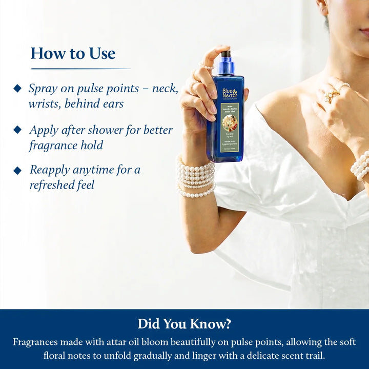 Jasmine nayika attar mist | How to use?