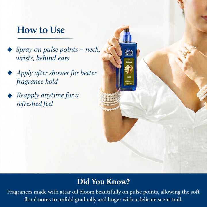 Nargis attar mist | How to use