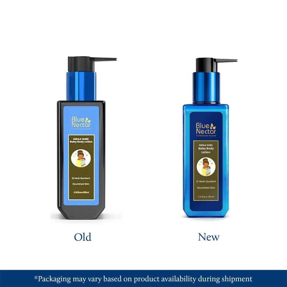 Natural baby body lotion with ghee 3.4 fl oz new look