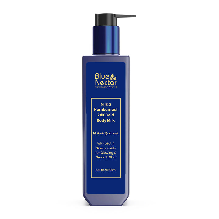 24K Gold body milk with plant based AHA & Niacinamide