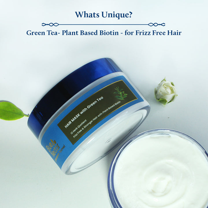 Hair shampoo, hair serum and hair mask for silky, smooth hair.