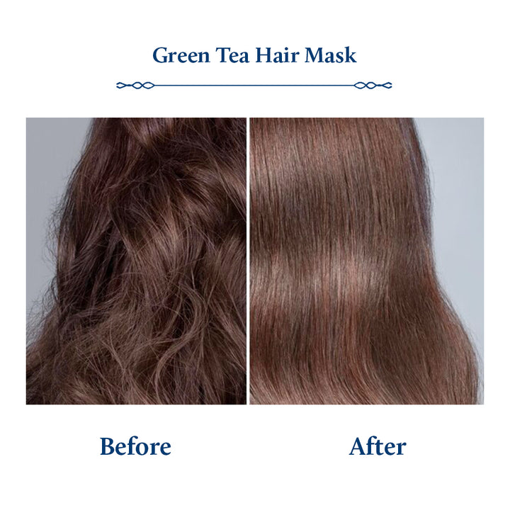 Hair shampoo, hair serum and hair mask for silky, smooth hair.