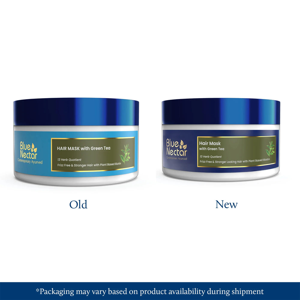 Green tea hair mask for frizz free hair new look