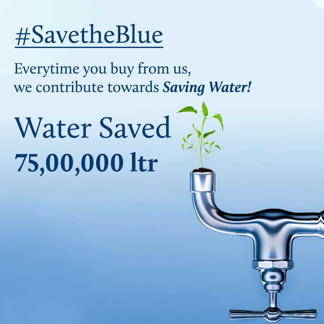 Save the blue, Save water, Water conservation, Blue nectar.
