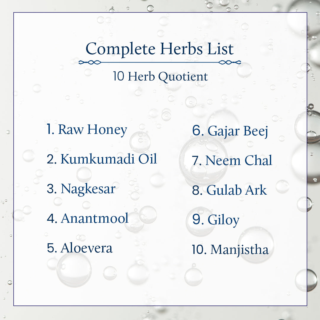 Kumkumadi face wash for radiant skin.