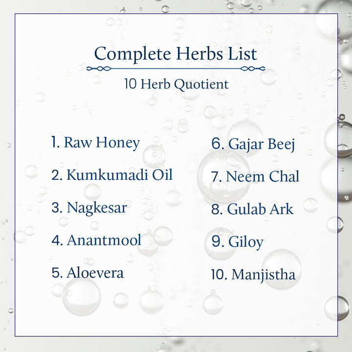 Kumkumadi face wash for radiant skin.