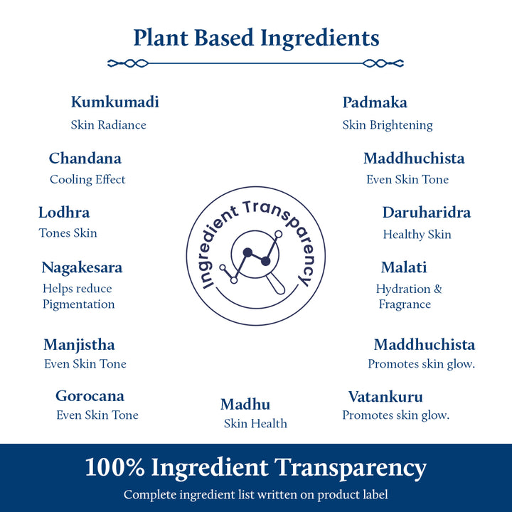 Kumkumadi oil with 100% natural ingredients