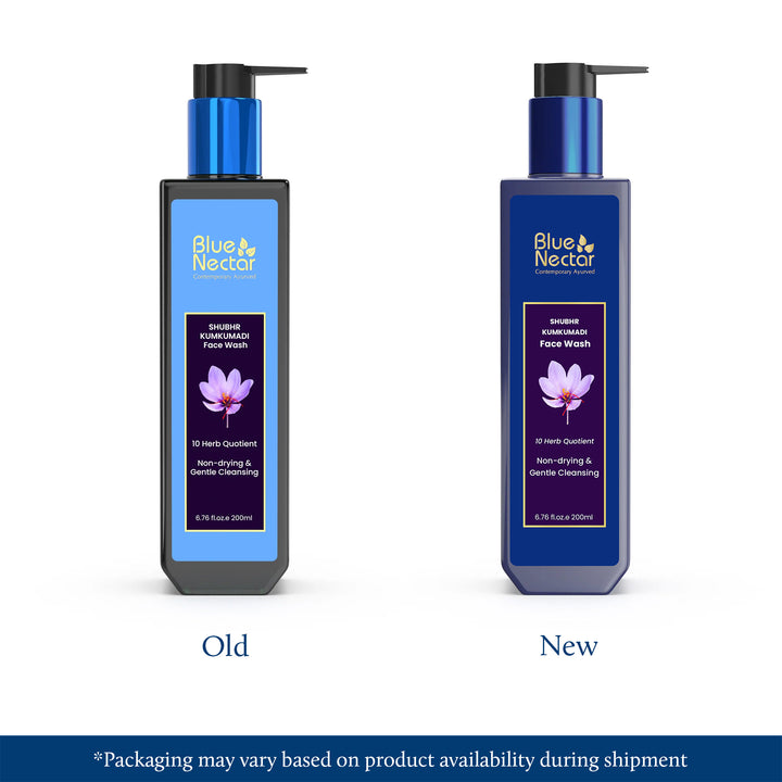 Kumkumadi face wash new packaging