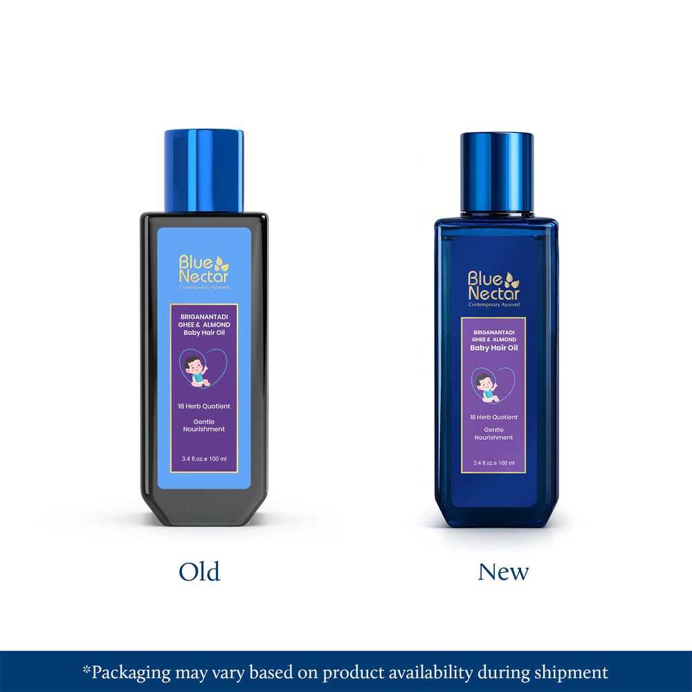 Baby hair oil with Ghee & Almond 3.4 fl oz new look