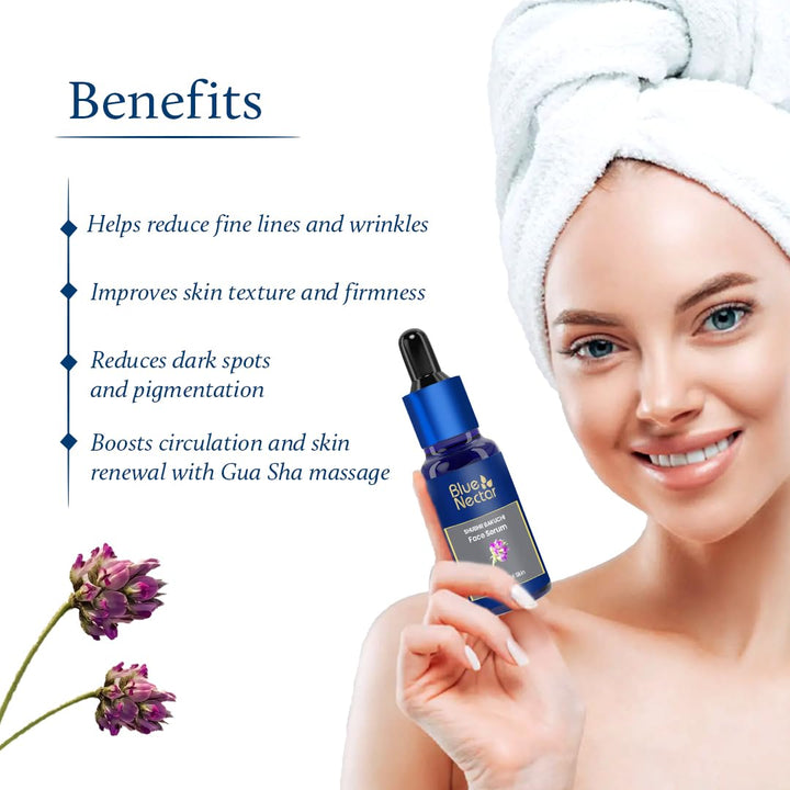Shubhr Bakuchi Oil Free Face Serum | Natural Retinol-Inspired Formula (10 Herbs)