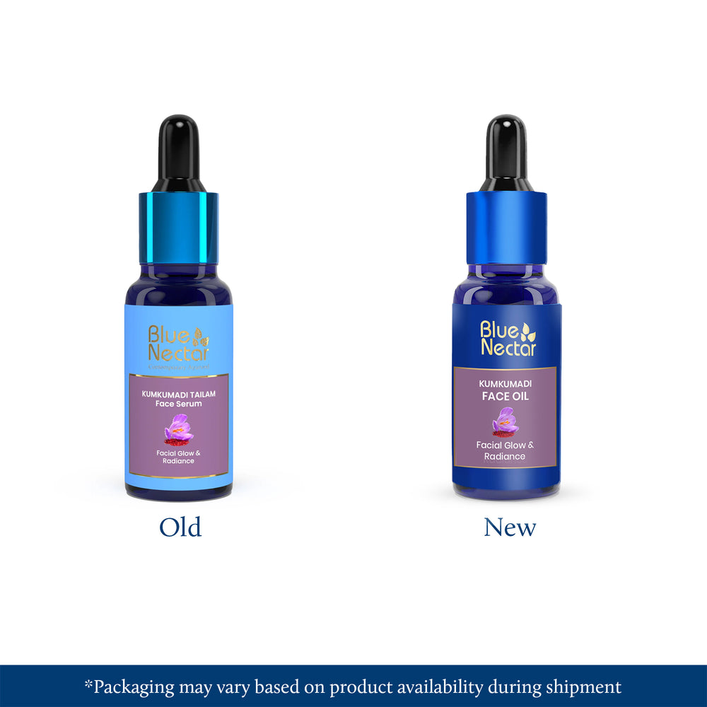 Kumkumadi Face Serum with Pure Sandalwood & Saffron for Glowing Skin new packaging