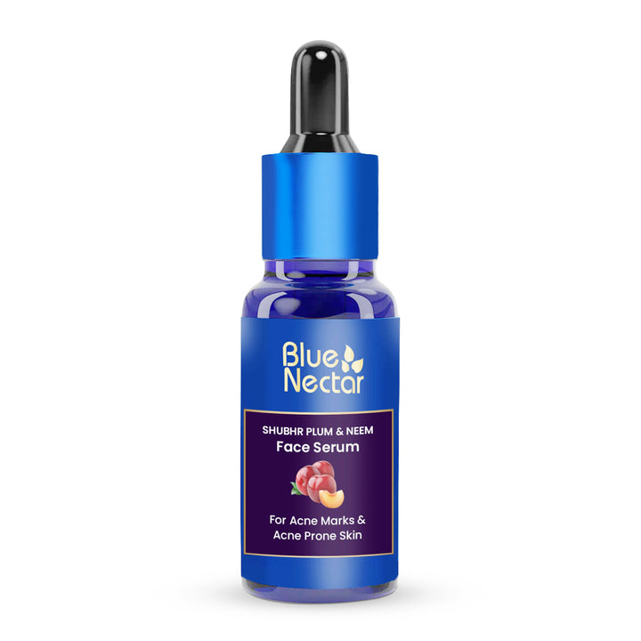 Plum & Neem face serum for acne prone skin.