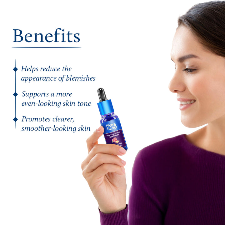 Benefit of plum serum for face.