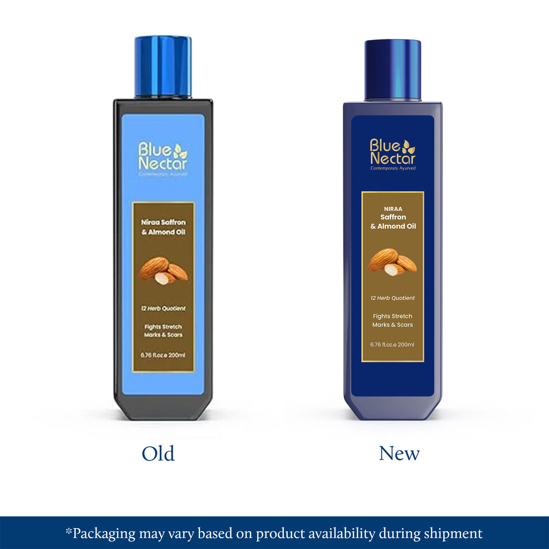 Almond & saffon stretch mark oil 200ml new look