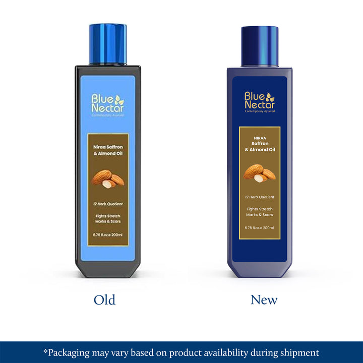 Almond & saffon stretch mark oil 200ml new look