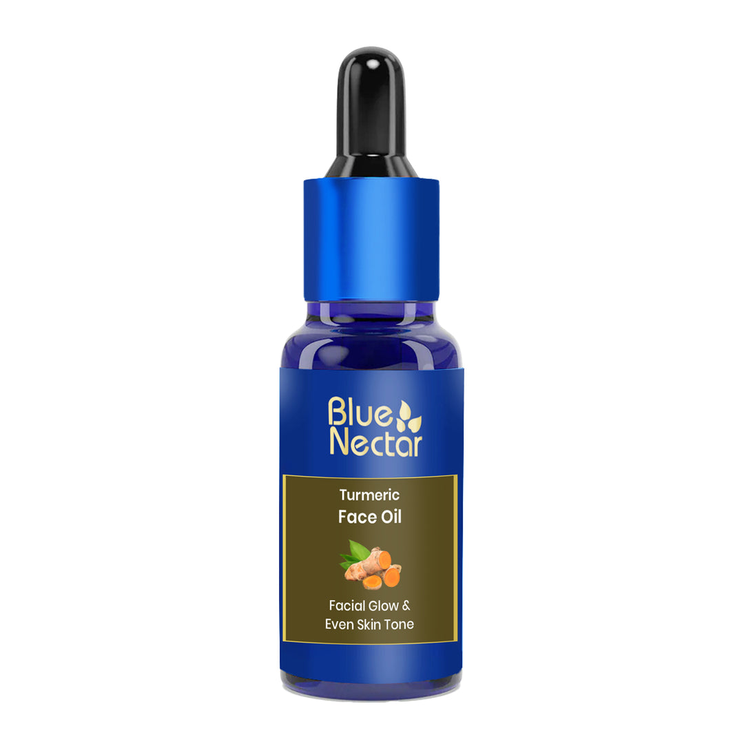 Blue Nectar Turmeric Face Oil serum for even toned skin