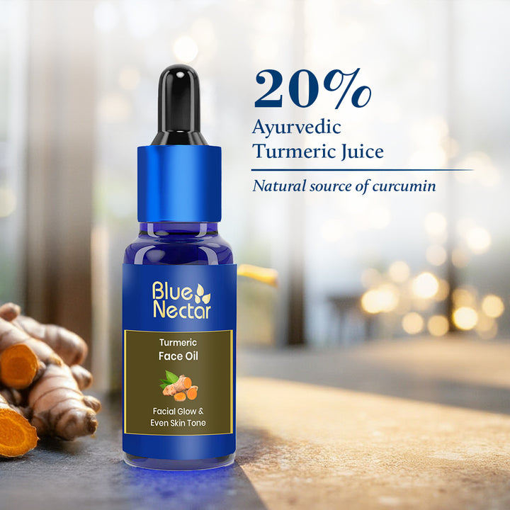Turmeric oil for face with 20% Ayurvedic turmeric juice